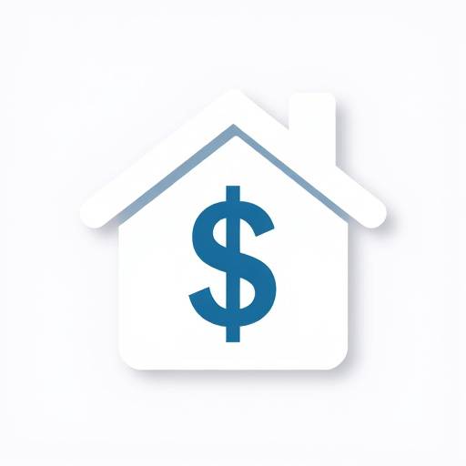 An icon representing a house with a dollar sign, symbolizing property selling services.